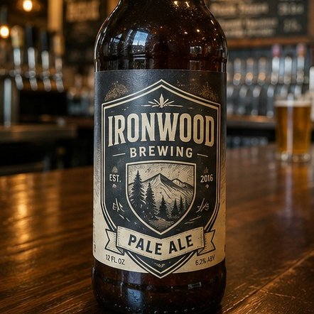 Customized labels for beer, wine and spirits