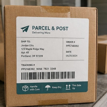 Customized labels for e-commerce and shipping